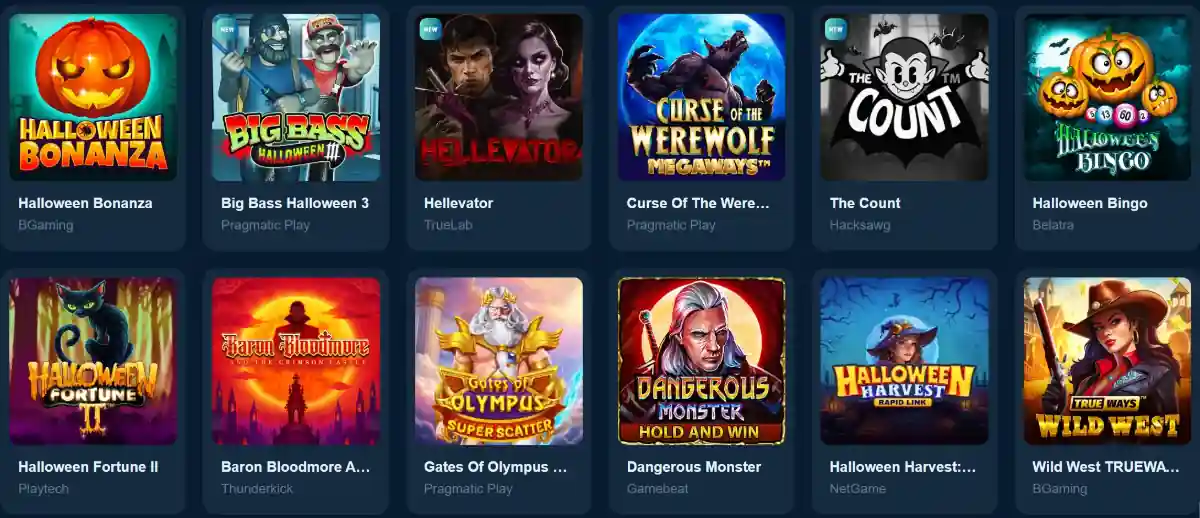 Revery Play casino | catalog games | providers